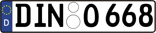 DIN-O668