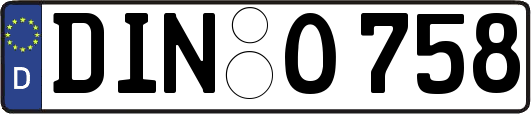 DIN-O758