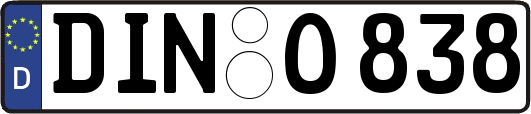 DIN-O838