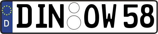 DIN-OW58
