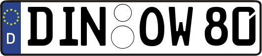 DIN-OW80