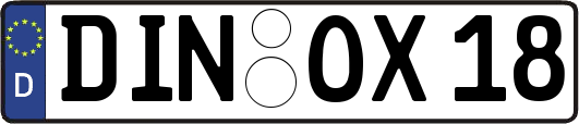 DIN-OX18