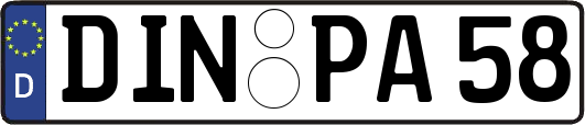 DIN-PA58