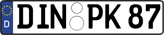 DIN-PK87