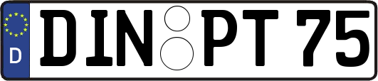 DIN-PT75