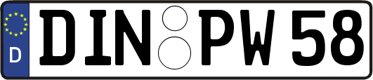 DIN-PW58