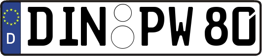 DIN-PW80