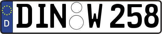 DIN-W258