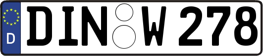 DIN-W278