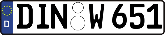DIN-W651