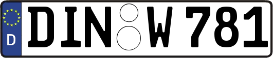 DIN-W781