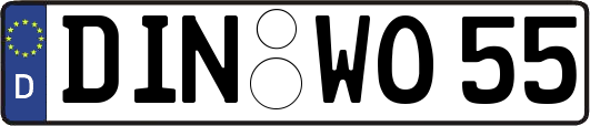 DIN-WO55