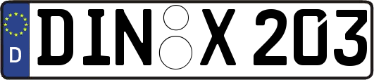 DIN-X203