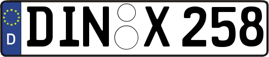 DIN-X258