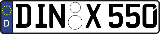 DIN-X550