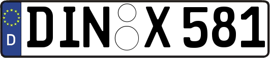 DIN-X581