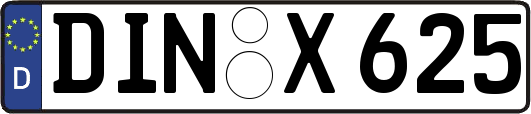 DIN-X625