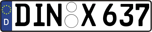 DIN-X637