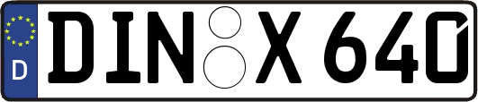 DIN-X640