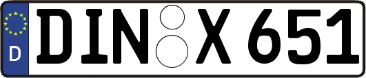 DIN-X651
