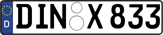 DIN-X833