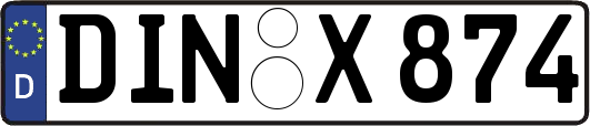 DIN-X874