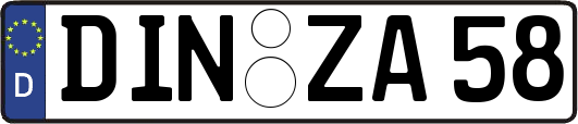DIN-ZA58