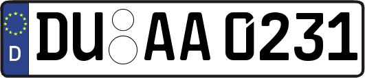 DU-AA0231