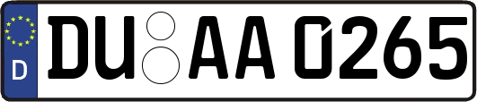 DU-AA0265
