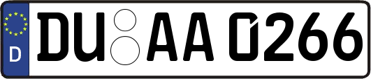 DU-AA0266