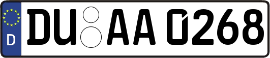 DU-AA0268