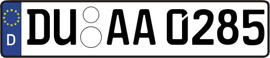 DU-AA0285