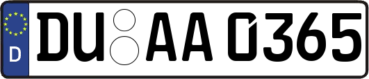 DU-AA0365