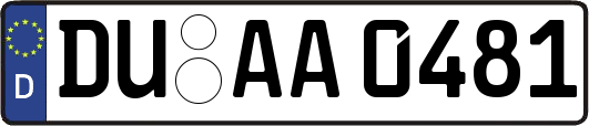 DU-AA0481