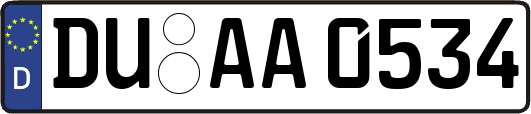 DU-AA0534
