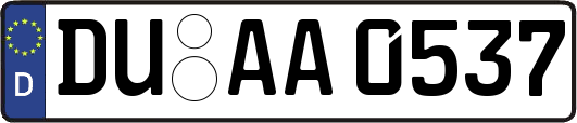 DU-AA0537