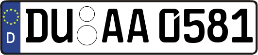 DU-AA0581