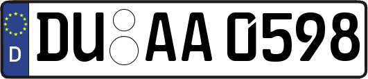 DU-AA0598