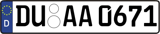 DU-AA0671