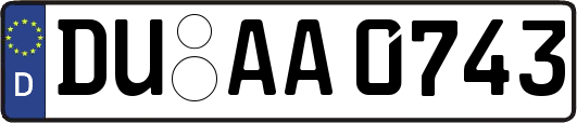 DU-AA0743