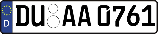 DU-AA0761