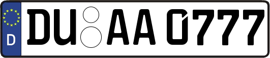 DU-AA0777
