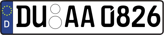 DU-AA0826