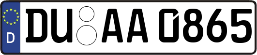 DU-AA0865