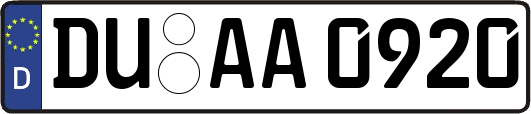 DU-AA0920