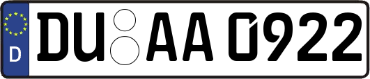 DU-AA0922