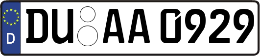 DU-AA0929