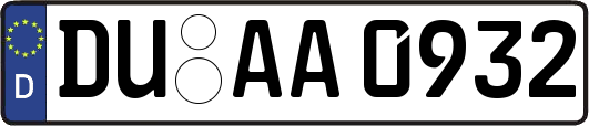 DU-AA0932
