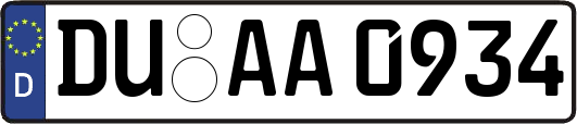 DU-AA0934