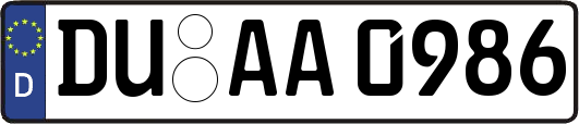 DU-AA0986